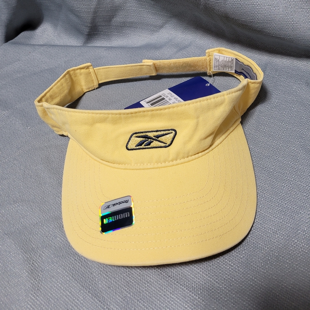 VINTAGE Reebok yellow visor - Picture 3 of 4